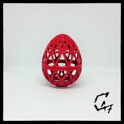 Easter-Egg-3.jpg Free STL file Wire Easter Egg・3D printing design to download