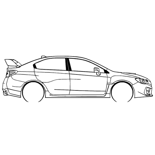 Subaru WRX STI 3D model