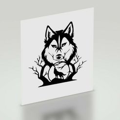 Loup-forêt.jpg STL file Loup・3D print design to download