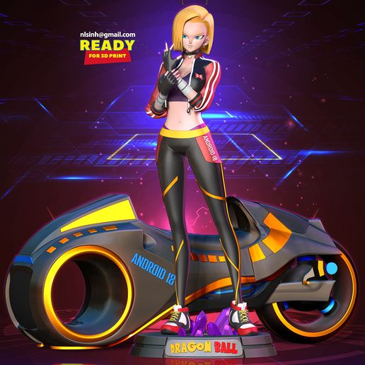 001.jpg Download file Racer Android 18 • 3D print object, nlsinh