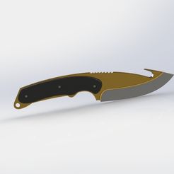 Archivo STL Cuchillo Militar 🔧・Modelo imprimible en 3D para descargar・Cults