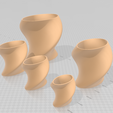 Capture.png Oval Twist 1 Vase STL File - Digital Download -5 Sizes- Homeware, Minimalist Modern Design