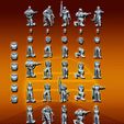 Green-Team-Bits-A.jpg Prisoners and Convicts! - Unethical Thugs! (5 minis /120 bits)