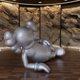 Renders0003.png Kaws Time OFF Companion Version Fan Art Toy