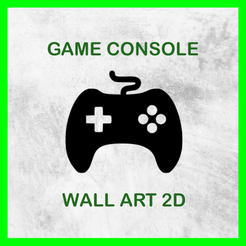 GAME CONSOLE WALL ART 2D GAME CONSOLE WALL ART 2D