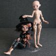 SAM_3779-copy.jpg BJD doll cute girl Noxia with a puppet