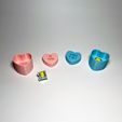 Conversation-Hearts-Keychain-Clicker-Valentine-10.jpg Conversation Heart Clicker / Valentine Heart Keychain / Fidget - No AMS - Commercial License Included