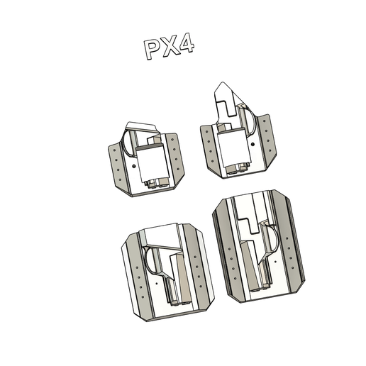 Beretta PX4 OWB Cant RH Holster Mold