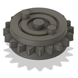 12-10-_2023_15-04-24.png 3d printed chain gears for the Tamiya CB750F (16020)  bigscale in 1to6 to fit the real link chain from tamiya (12674)