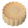 1.png SPIRAL WITH SLANT - JAM /JELLY/ JELLO - COOKIE CUT AND PRESS - THUMBPRINT COOKIE CUTTER