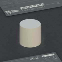 Plinth-Display-Cilinder-50mm.jpg DISPLAY PLINTH - CILINDER 50MM