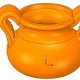 pot07-00.jpg pot vase cup vessel pot07 for 3d-print or cnc