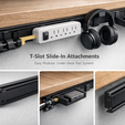 2.png 模块化台下 T 型插槽导轨系统 + 滑动式附件（线缆管理套件）