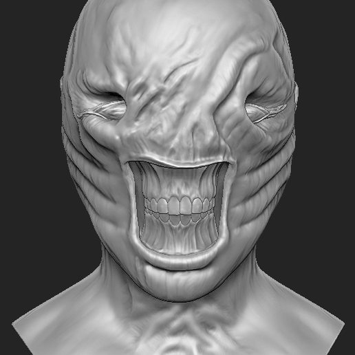 Chatterer (Hellraiser) Bust - 3D model önizlemesi