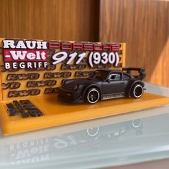 photo_2021-11-15_15-28-17.jpg Free STL file Hotwheels/Tarmac Works RWB Porsche Display Base・Object to download and to 3D print, GigaPenguin
