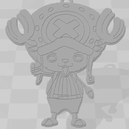 key ring tony tony chopper 3D model