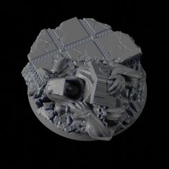 40mm-Base-Urban-02.jpg Fichier STL gratuit 40mm Base urbaine 02・Modèle imprimable en 3D à télécharger
