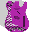 purple.png Standard Fender Telecaster Body Hexagon