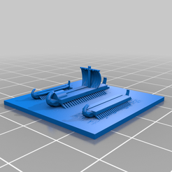 Fleet_Flagship_Cat_Trireme.png Free 3D file Greek and Persian Triremes・3D print design to download