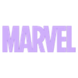 Marvel Stand Letter 040 v2 .stl Logo Marvel Two Version Avaiable