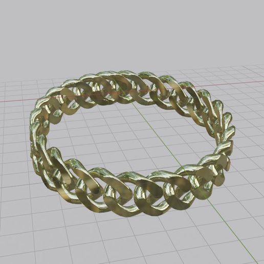 cuban chain 3D model