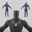 Portada.png Black Panther Lowpoly Rigged