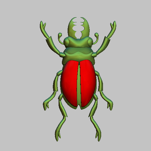 Download OBJ file insect, STL, OBJ • 3D print model ・ Cults