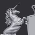 09.jpg Coat of Arms Heraldic Lion and Unicorn Shield 3D Model