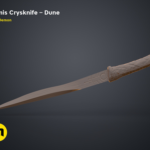Crysknife-Jamis-Default-5.png Download file Jamis Crysknife - Dune • 3D printable design, 3D-mon