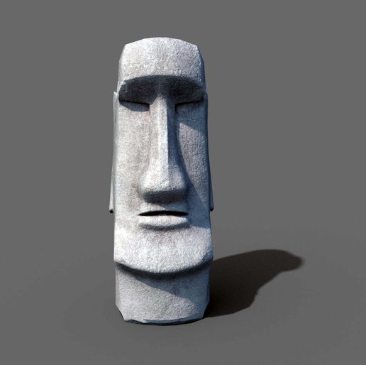 🗿 Moai・Free 3D File for ・Cults