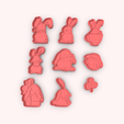 1.png Easter Bunny Cookies Cutters Set 4