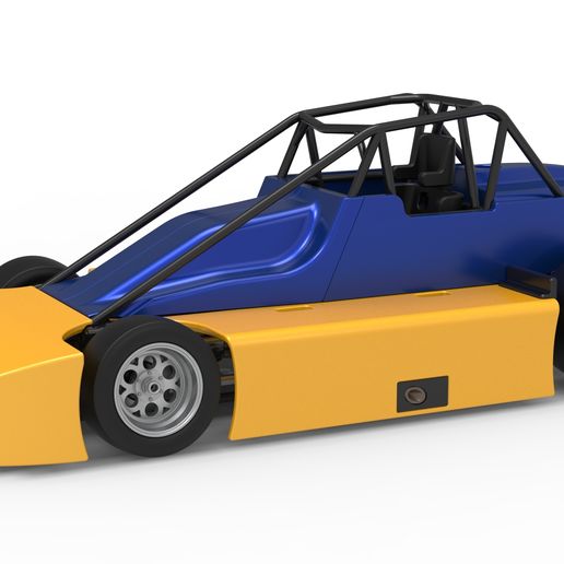 Experimental Pavement Silver Crown Car Version 2 (1:25 Scale)