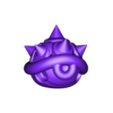 Carapace bleue printable.obj Blaue Panzer Mario fanart