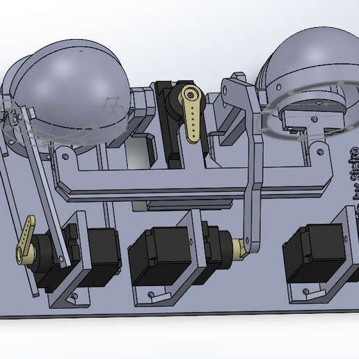 🤖 Animatronic Robot Construction Part 1・ 3MF File for 3D printing・Cults