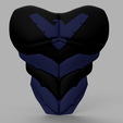 Nightwing Chest Plate.png STL file Nightwing Chest Armor with Free Mask・3D printable model to download, VillainousPropShop