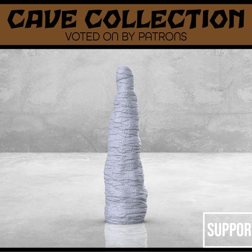 Small Stalagmite - Tabletop Scatter Terrain - 3D model önizlemesi