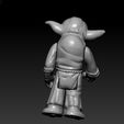 ScreenShot535.jpg Star Wars .stl Master Yoda .3D action figure .OBJ Kenner style.
