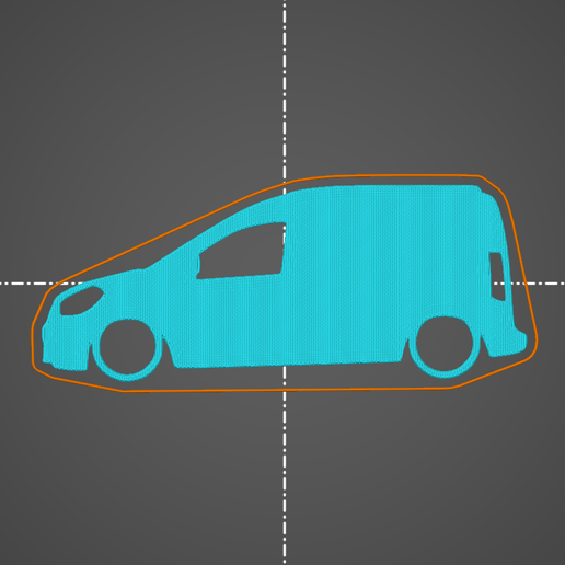 Dacia Dokker Panel Van key silhouette