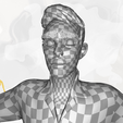 UV2.png Cartoon Man Dancing stylized human Low-poly 3D model