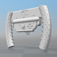 Capture d’écran 2017-04-28 à 17.25.10.png Free STL file ZB KartWheel - Nintendo Switch Steering Wheel・3D print object to download