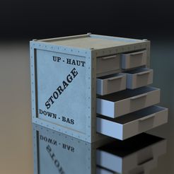 Boite-de-rangement-caisse-de-loot-1.jpg Loot crate style storage box - Boite de rangement façon caisse de loot