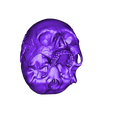 MiniHumanSkull1.stl STL-Datei Menschlicher Schädel kostenlos・Vorlage für 3D-Drucker zum herunterladen