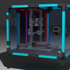 render5_resultat.png Modular 3D Printer Enclosure (CR-10)