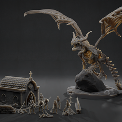 untitled209.png Skeleton set of 11 Dead Warriors, Skeleton Dragon and terrains
