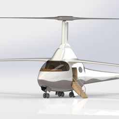 1.jpg 3D-Datei eVTOL-Flugzeug・Modell zum Herunterladen und 3D-Drucken