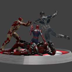 civil-war-2.png Free 3D file Captian america Civil war・Model to download and 3D print