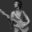 ZBru77779sh Document.jpg Jimi Hendrix 3D print model