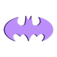 Batman logo Base .STL Batman Keychain