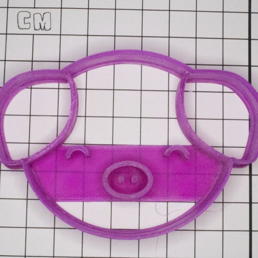 cute pig grid.JPG Cute Pig Cookie Cutter