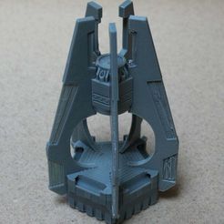 More_Warhammer_Drop_Pod_Stuff_2014-08-29_023.jpg Free STL file Alternate Fins for Space Marine type Drop Pod・Design to download and 3D print